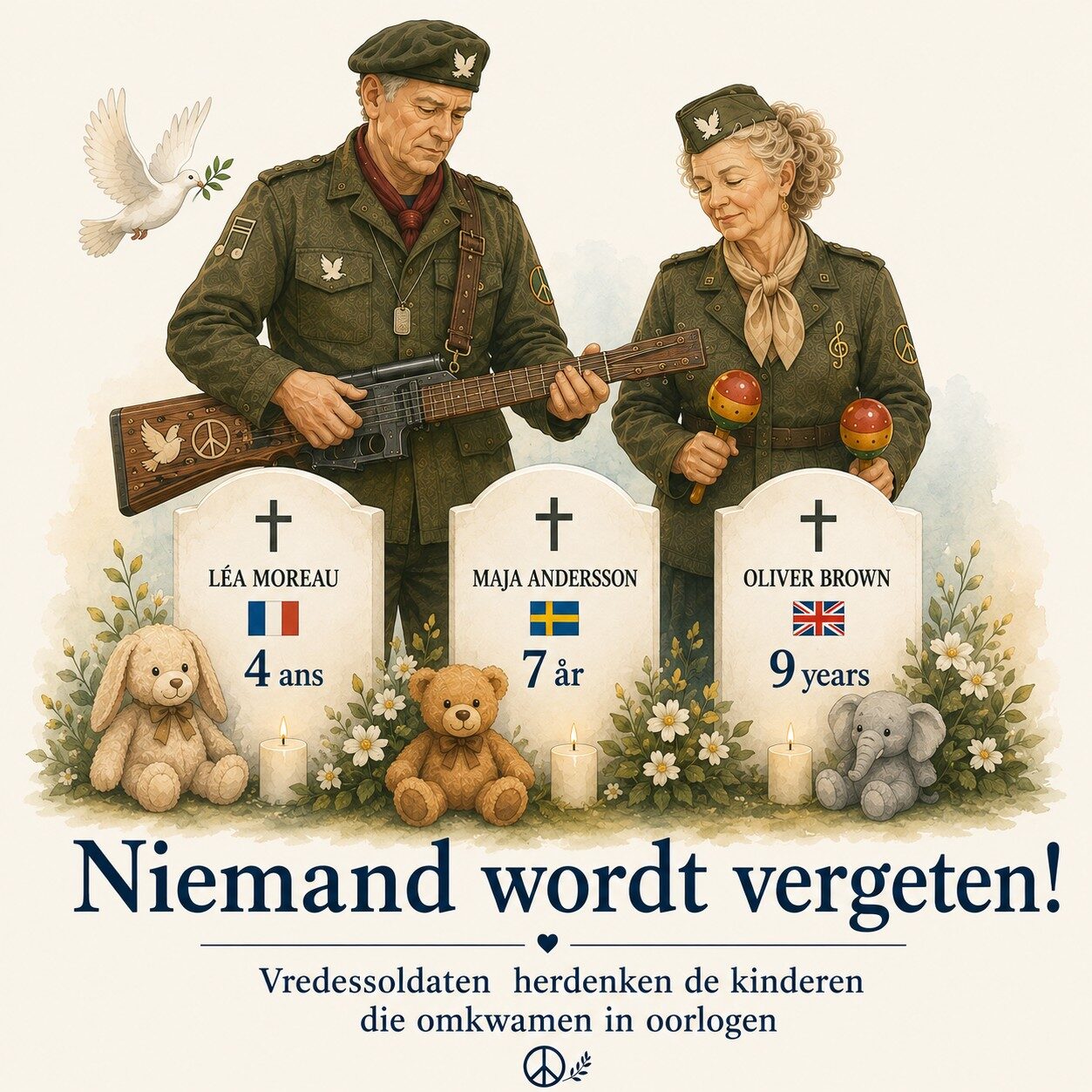 logo "Niemand wordt vergeten!"